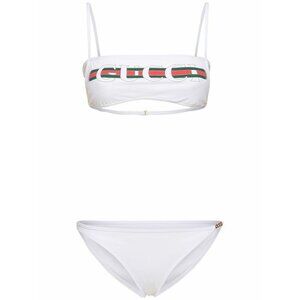 NWT GUCCI Sparkling Swimwear Swimsuit Jersey Bikini Set SZ M 100% Authentic